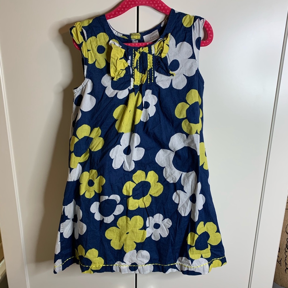 Girl’s Next Flower Print Tank Dress
